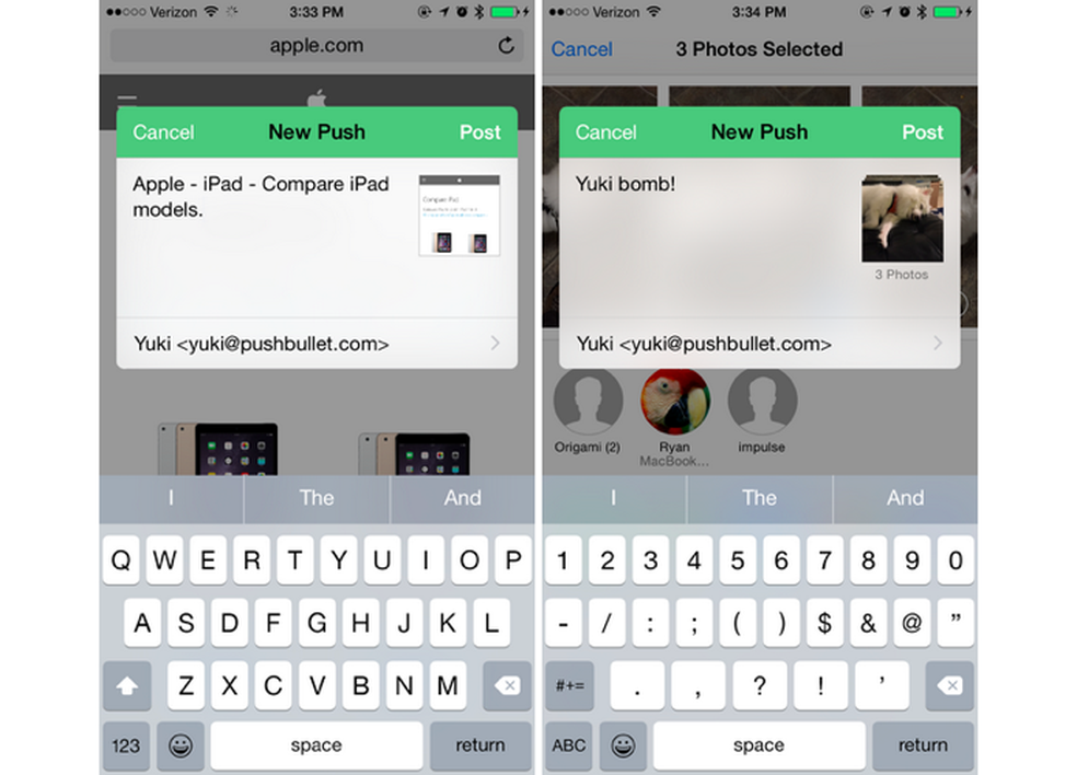 Links, fotos e vídeos poderão ser trocados entre iPhone e Mac (Foto: Divulgação) — Foto: TechTudo