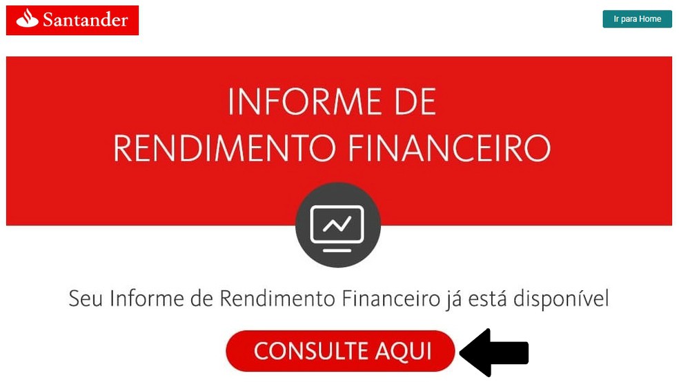 Como Consultar O Informe De Rendimentos No Santander Pela Internet 0660