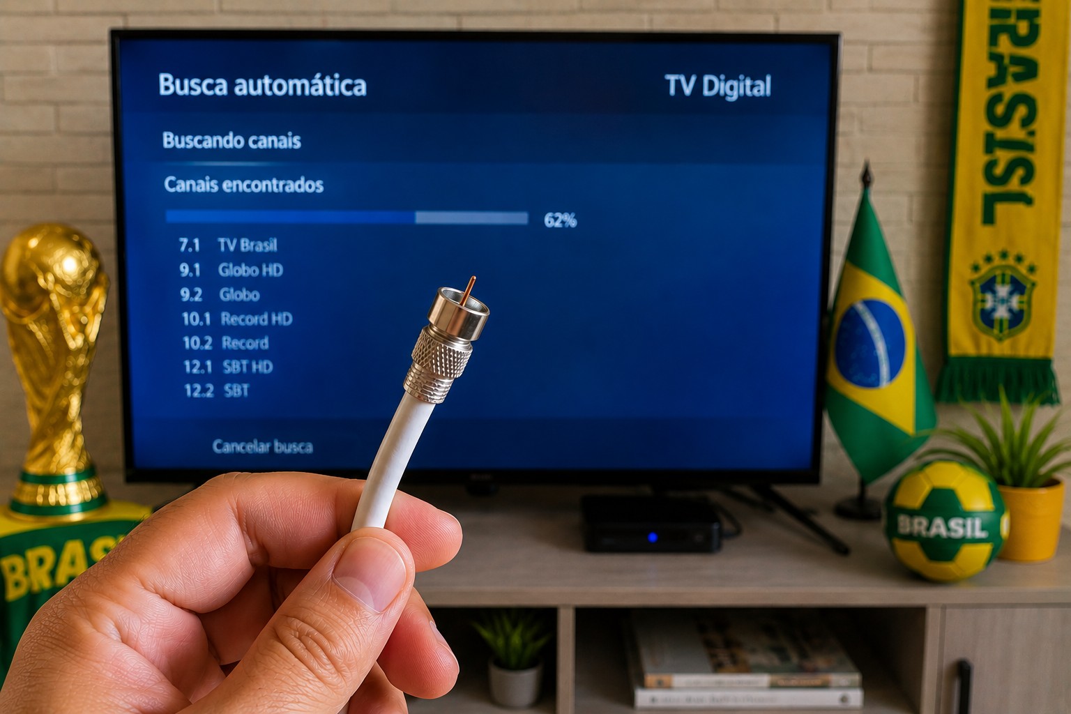 Como fazer antena digital caseira e fugir do atraso do streaming na Copa