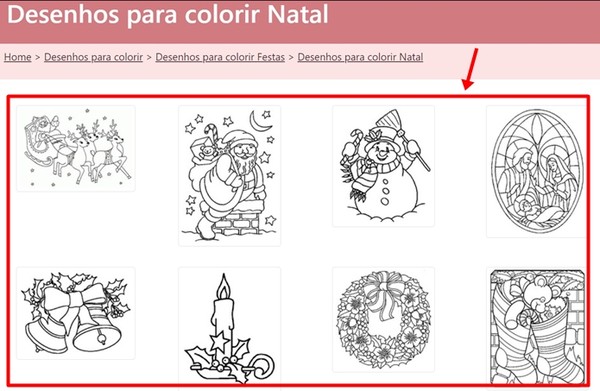 Páginas para colorir sobre o NATAL - Desenhos para colorir - Imprima  desenhos para colorir 