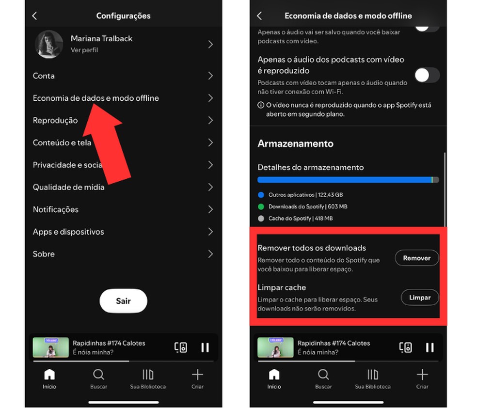  Reprodução/Mariana Tralback