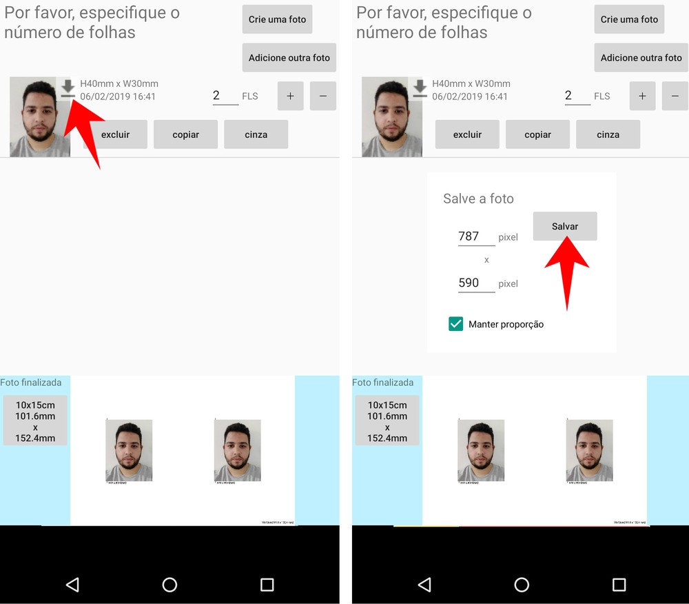 Como tirar foto 3x4 no celular