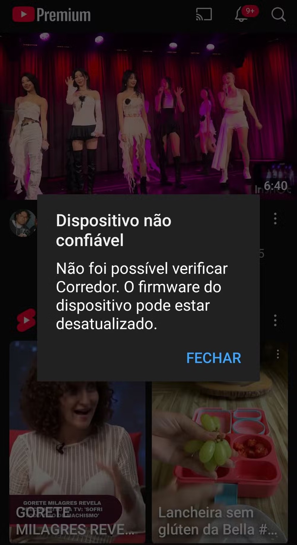 Erro de firmware do Chromecast — Foto: Reprodução/TechTudo