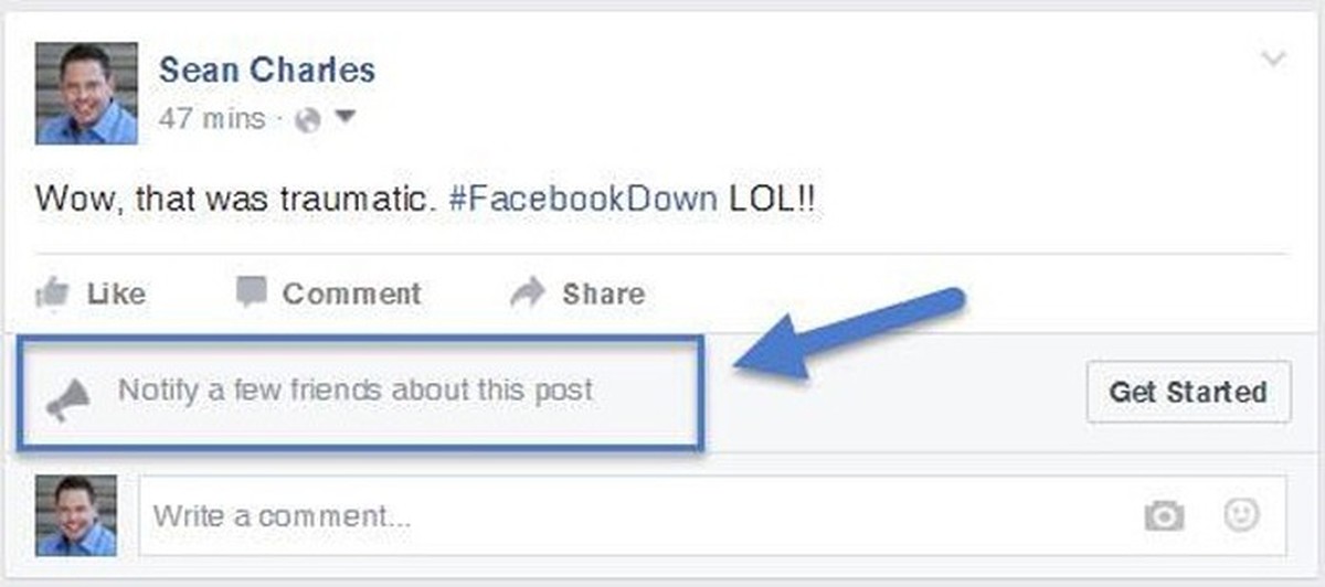 Facebook testa novo alerta de post que acaba com 'marcar amigos'