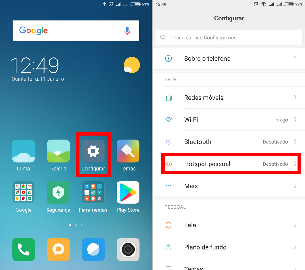 Como usar o celular da Xiaomi como roteador e compartilhar internet