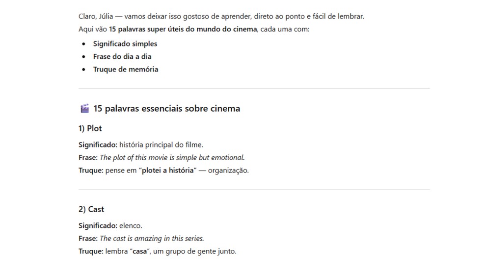  Reprodução/Júlia Silveira