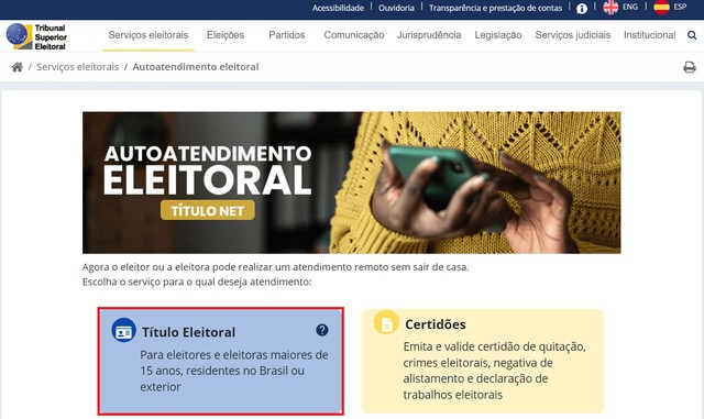 Como tirar o título de eleitor de forma online: veja o passo a passo