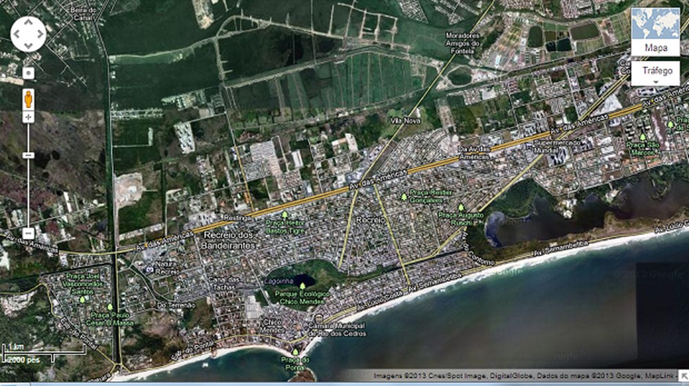 Entenda os modos de visualização do Google Maps: Earth, Mapa e Satélite