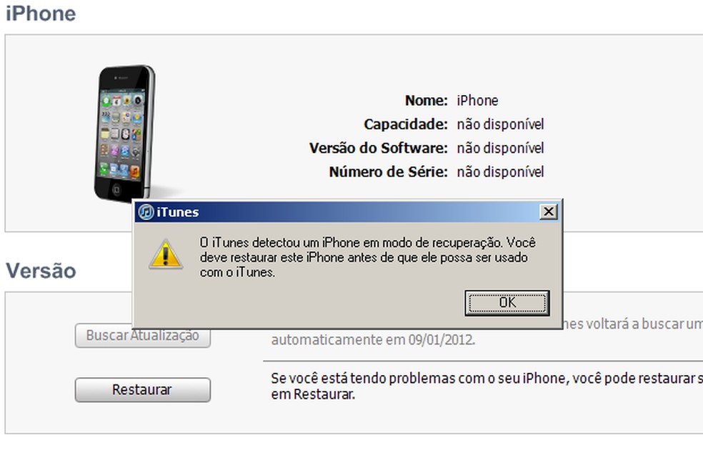 Desbloqueio do iPhone (Foto: Reprodução/Edivaldo Brito) — Foto: TechTudo