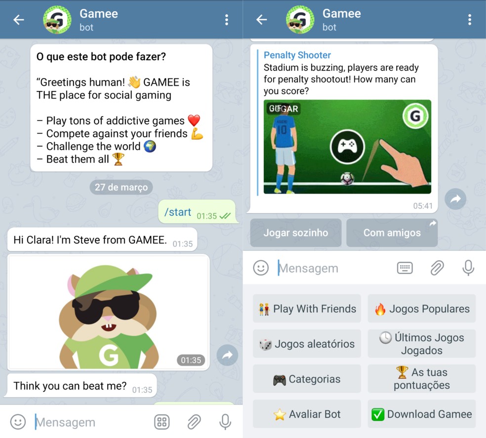 Robôs do Telegram e Discord oferecem de jogos a 'Tinder'; veja