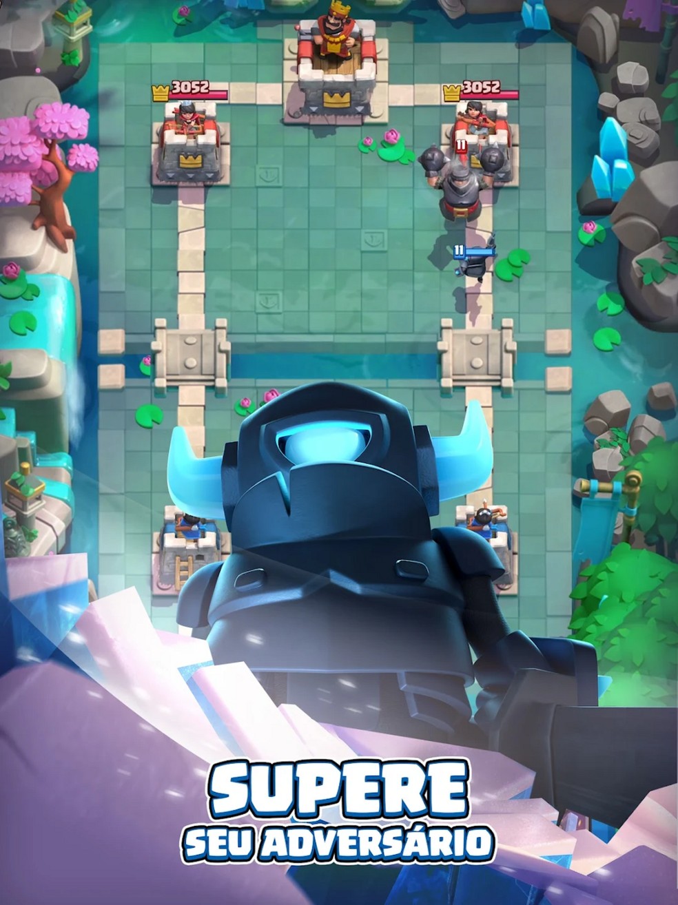 Derrube as torres do seu adversário em Clash Royale — Foto: Reprodução/Google Play Store