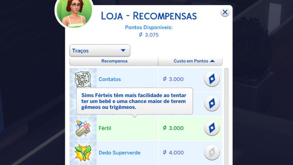 the sims 4 CHEATS aspirações e pontos de recompensa 