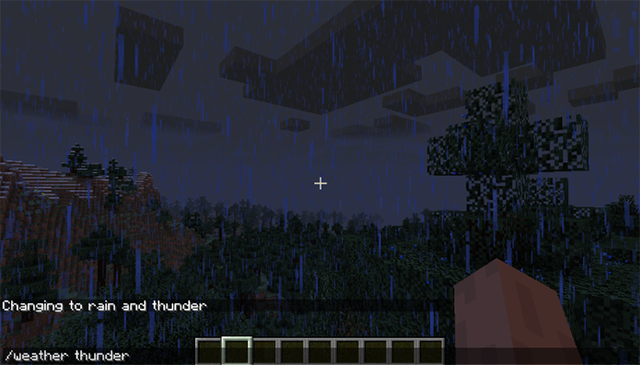 Como mudar o tempo em Minecraft