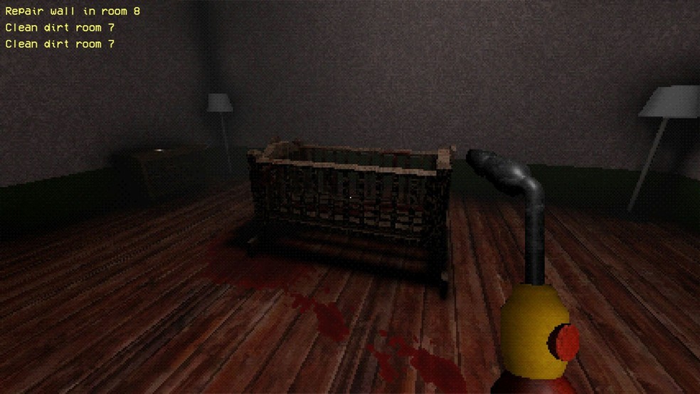 Cursed Baby é um jogo de terror sobre um bebê demoníaco em uma casa assombrada — Foto: Reprodução/Steam