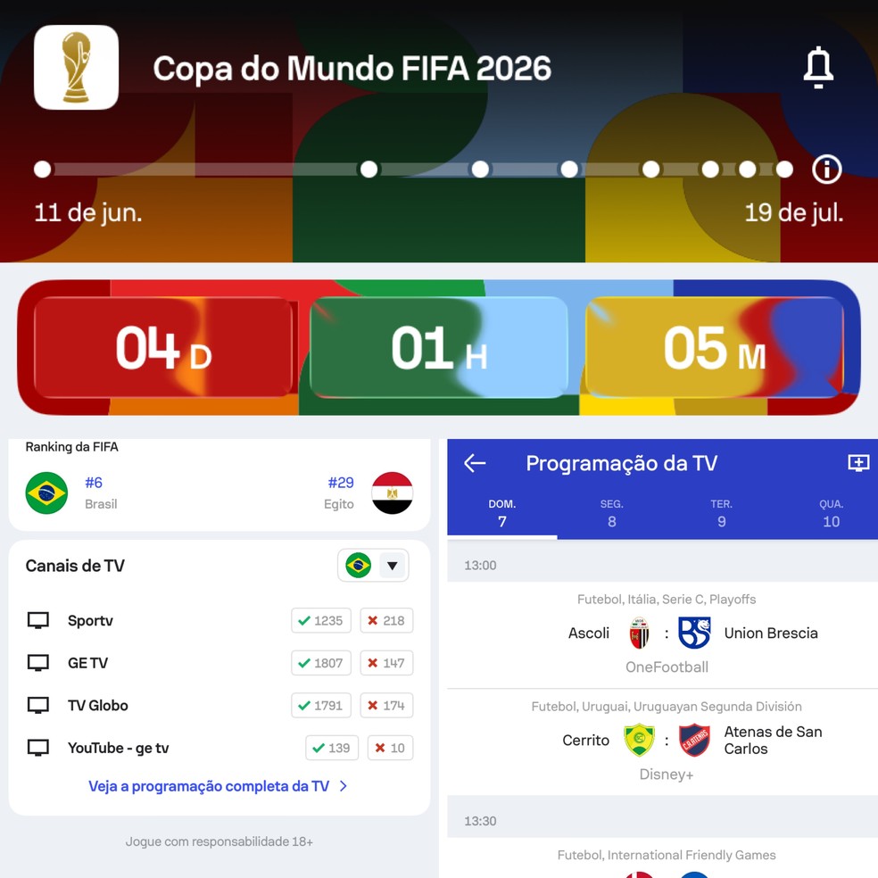  Reprodução/ Sofascore