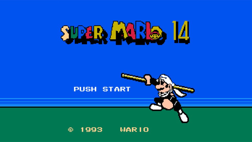 Consoles chineses costumam vir com versões piratas de games, desde edições oficiais de Super Mario Bros. até hacks como o infâme "Super Mario 14" — Foto: Reprodução/Rafael Monteiro