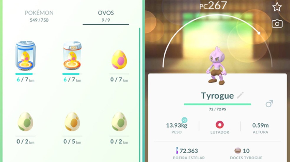 Pokémon Go: Dicas e Guias : Como cuidar bem de seus ovos