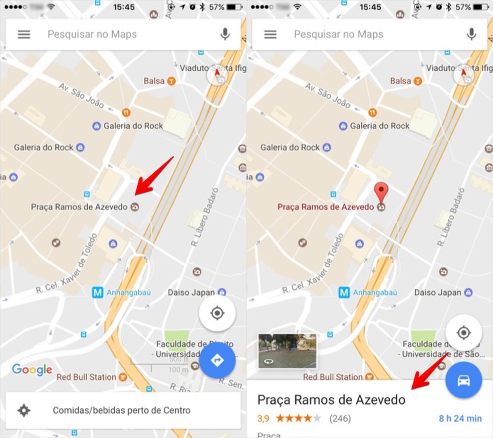 Minha localização no Google Maps está totalmente imprecisa (OBS