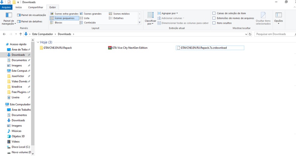 Realize a extração do arquivo e faça a instalação correta do aplicativo — Foto: Reprodução/João Ferreira