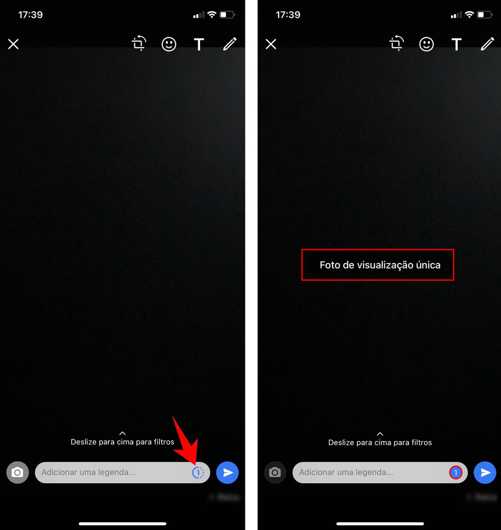 Foto temporária no WhatsApp como usar a visualização única no iPhone