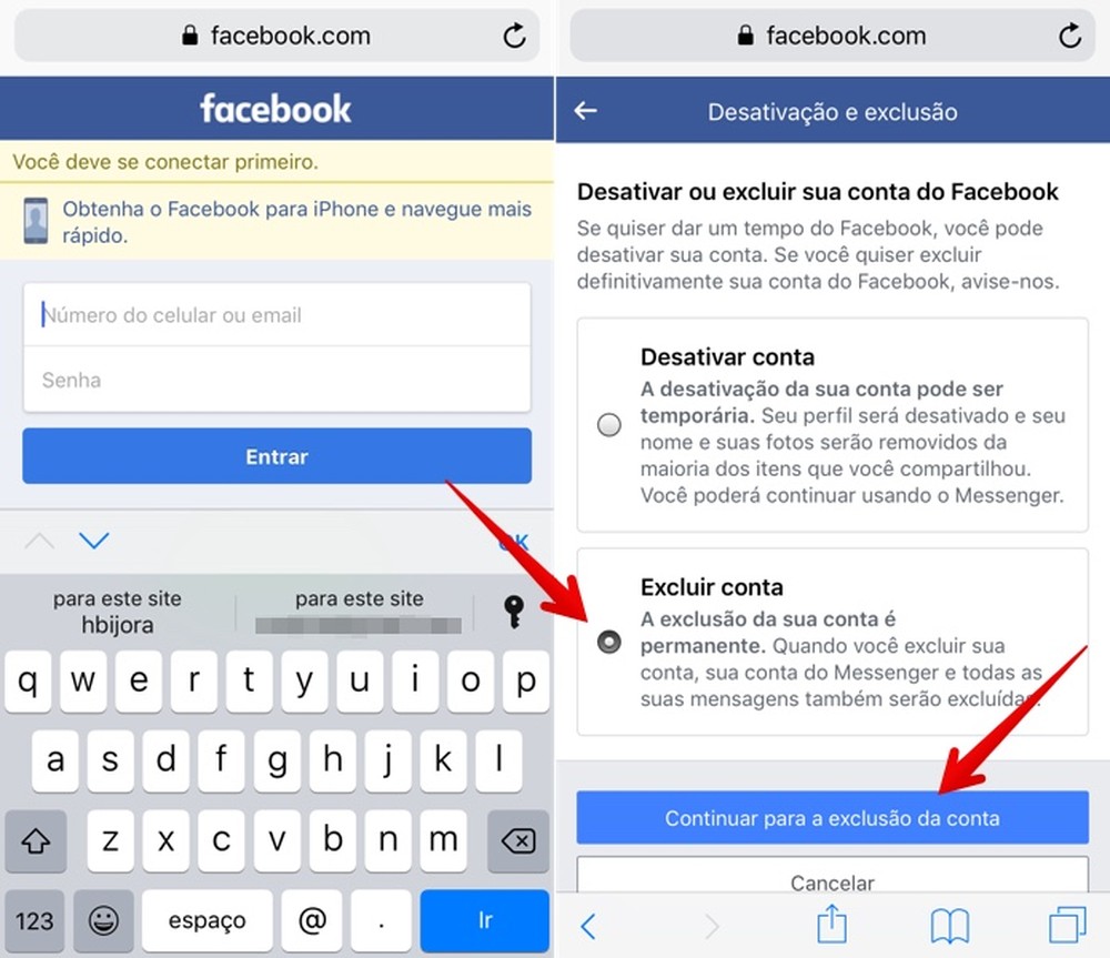 Como excluir a sua conta do Facebook pelo celular e PC definitivamente