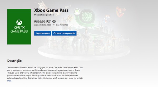 Xbox Game Pass é o novo serviço de assinatura anunciado pela Microsoft -  Menos Fios