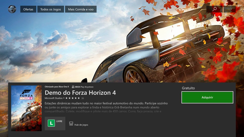 Corra pelo som: em Forza, do Xbox, nova tecnologia permite que