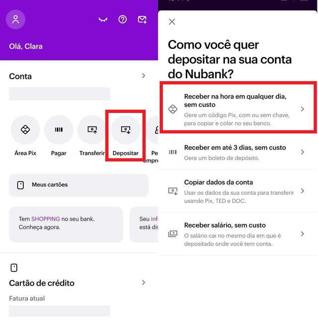 Depositar Dinheiro Nubank Cai Na Hora