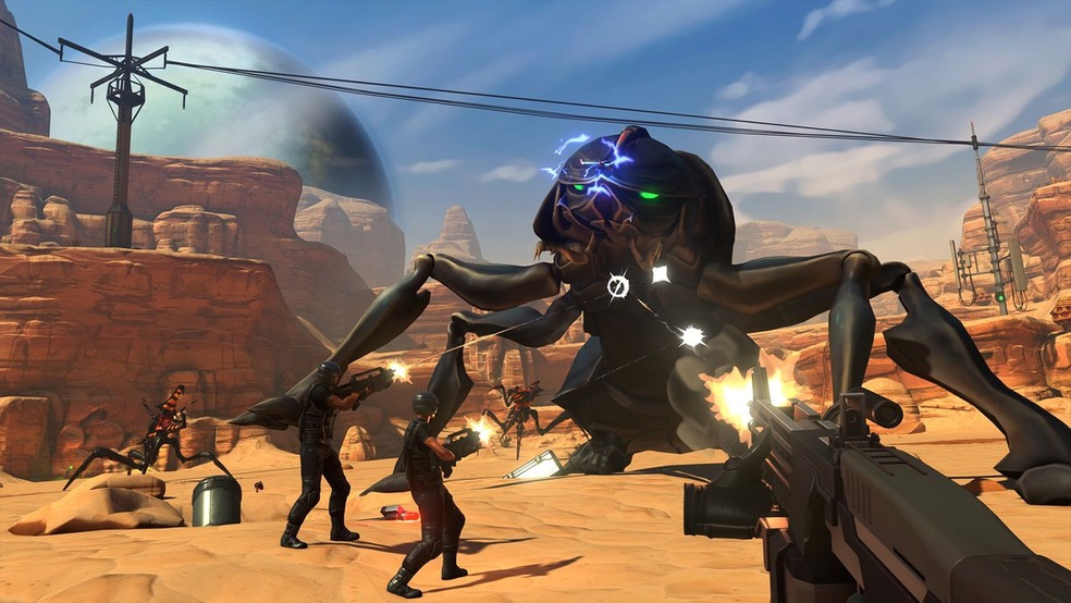 Starship Troopers: Continuum é uma experiência de realidade virtual baseada no livro e filme Tropas Estelares — Foto: Reprodução/Meta Quest Store