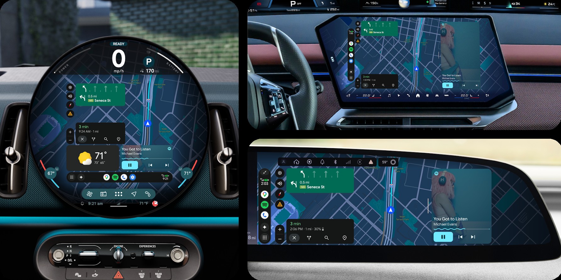 Android Auto ganha vídeos em Full HD, Navegação 3D e mais no Android 17