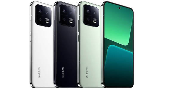 Xiaomi 13 está disponível nas cores branco, preto e verde