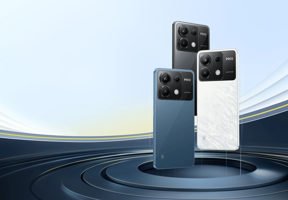 O POCO X6 é a versão mais em conta da atual linha X6 — Foto: Reprodução/Xiaomi