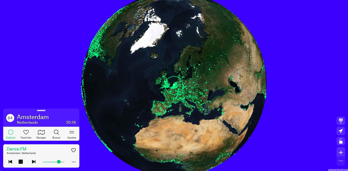 Ouvi rádios do mundo todo com o Radio Garden — e foi isso que eu achei