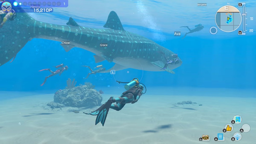 Endless Ocean Luminous traz a relaxante série de mergulho para o Nintendo Switch com multiplayer para até 30 pessoas — Foto: Reprodução/Nintendo Game Store