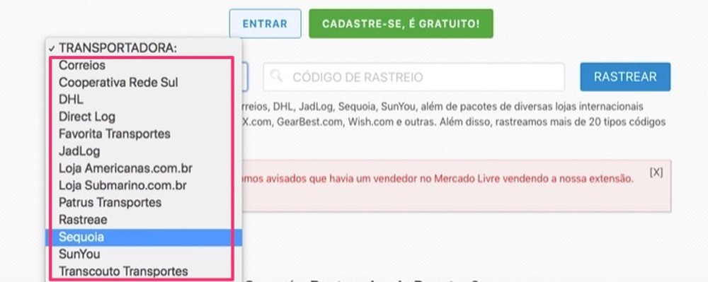Como rastrear encomendas com o site Rastreador de Pacotes