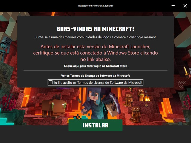 Como baixar Minecraft 1.20