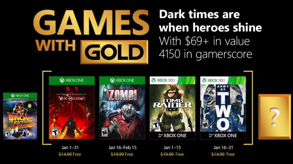 Jogos grátis de janeiro no Xbox trazem Tomb Raider e Army of Two