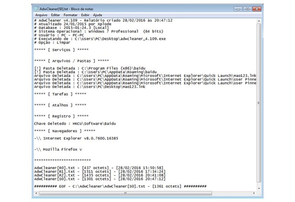 Saiba como remover o Hao123 do computador - Notícias - Ereno Sistemas