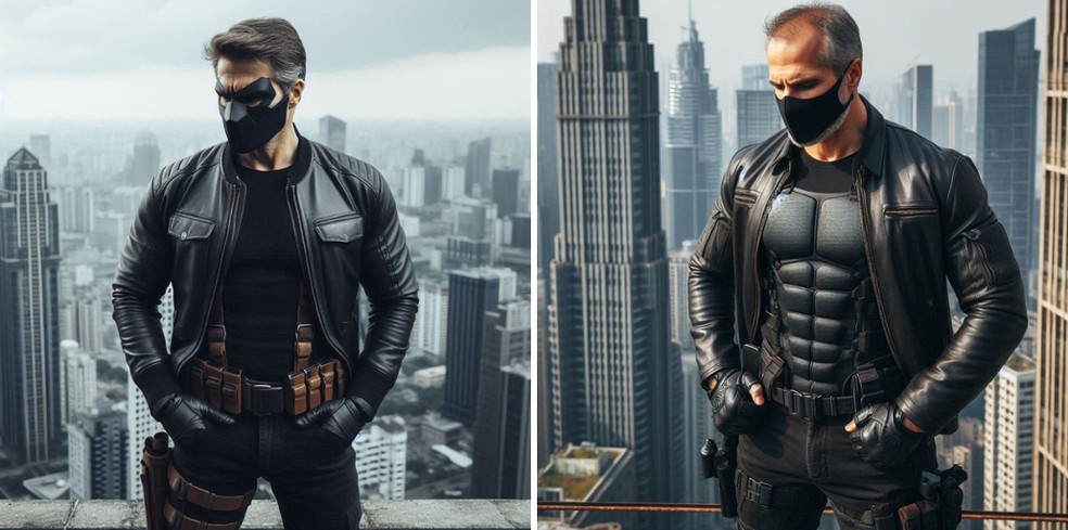 Respota da IA ao ser perguntada "Como seria o Batman no mundo real" — Foto: Reprodução/Copilot
