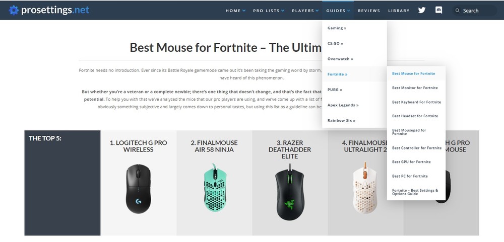 Fortnite Pro Settings: confira setups de jogadores como Ninja e Tfue