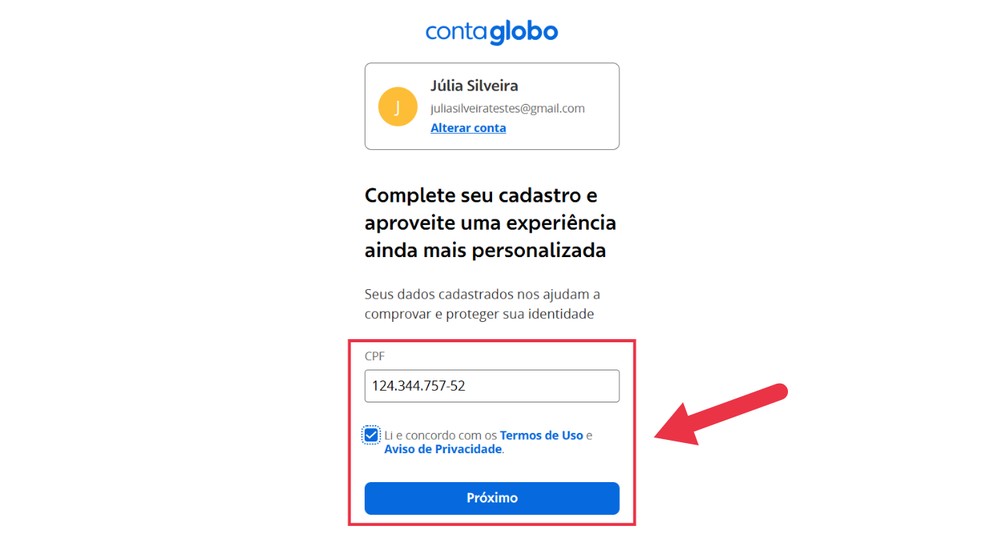  Reprodução/Júlia Silveira