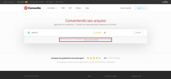 Como converter Wordpad (RTF) em PDF