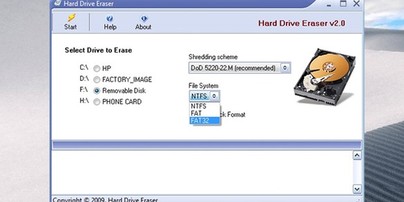 Hard drive eraser shop for windows 7