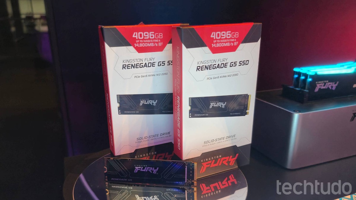 Kingston lança FURY Renegade G5, novo SSD de alto desempenho para gamers