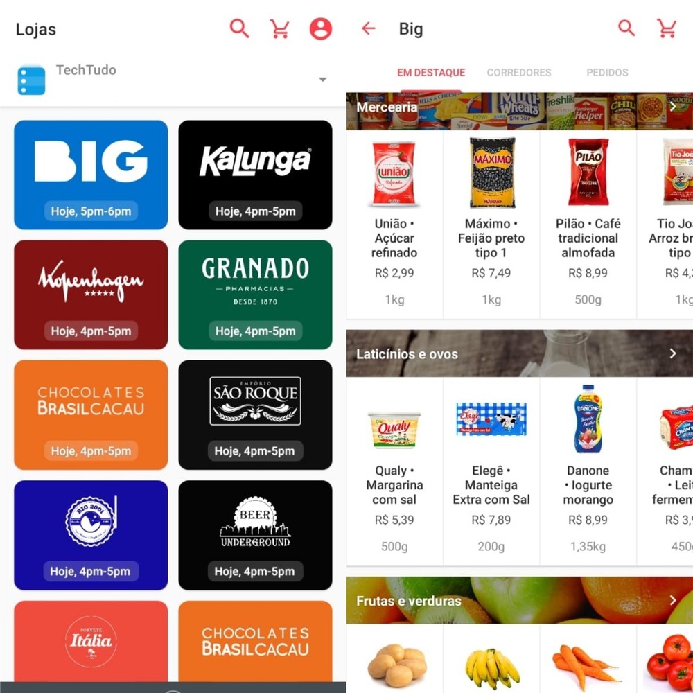 como funciona o serviço de mercado em parceria com Uber