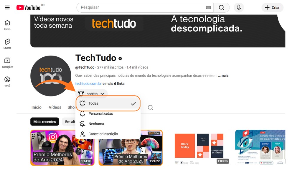  Reprodução/Youtube/TechTudo