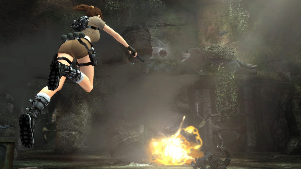 Tomb Raider: Legend reimaginou as aventuras de Lara Croft para uma nova geração com várias novidades no gameplay — Foto: Reprodução/Steam