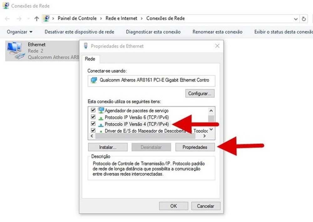 Como mudar o IP do PC