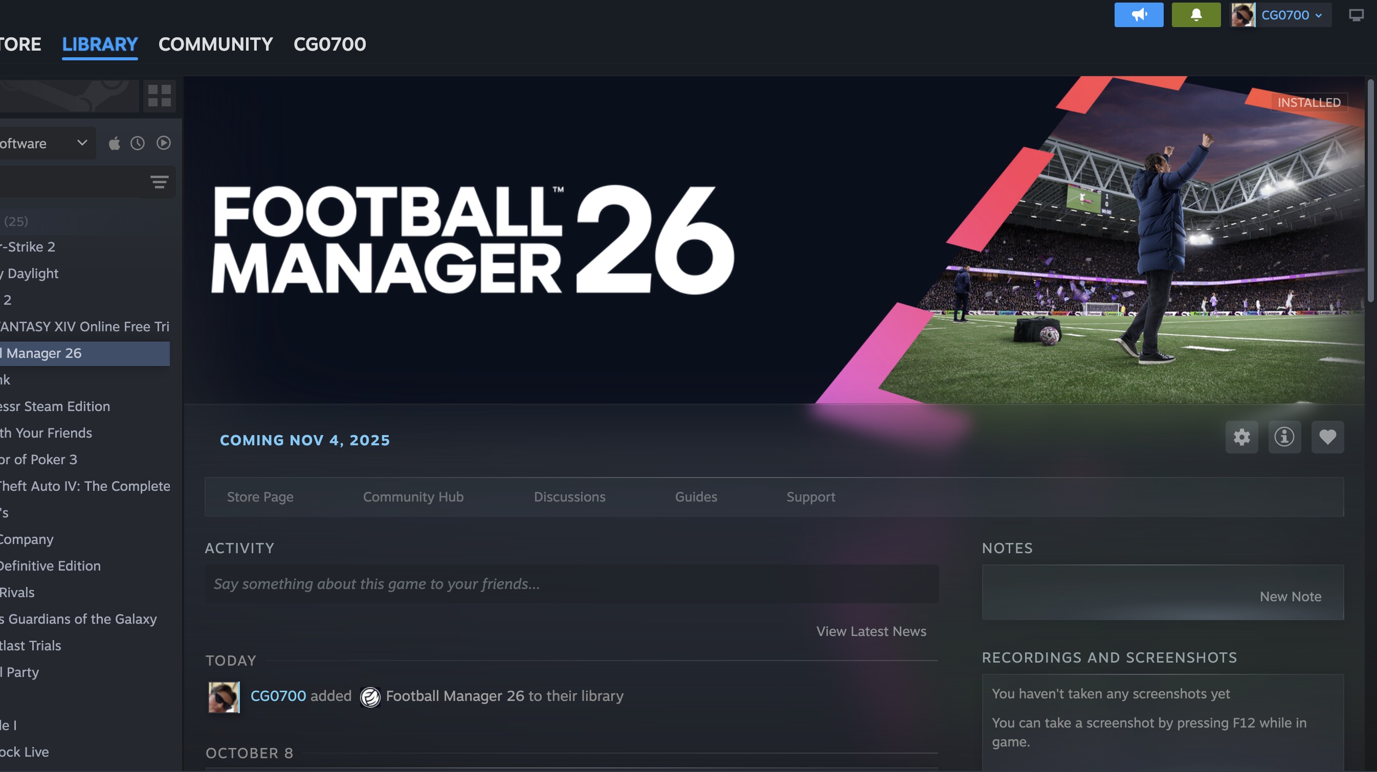 Football Manager 26 na PS Plus Extra: saiba como baixar o jogo no Brasil