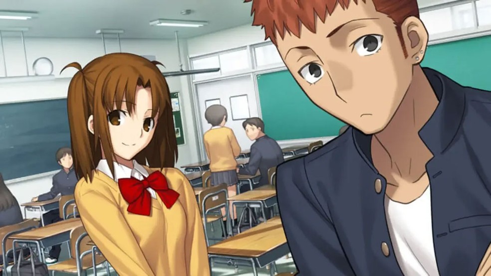 Tsukihime: A Piece of Blue Glass Moon é um remake do primeiro jogo do estúdio Type-Moon conhecido por seus romances visuais — Foto: Divulgação/Type-Moon